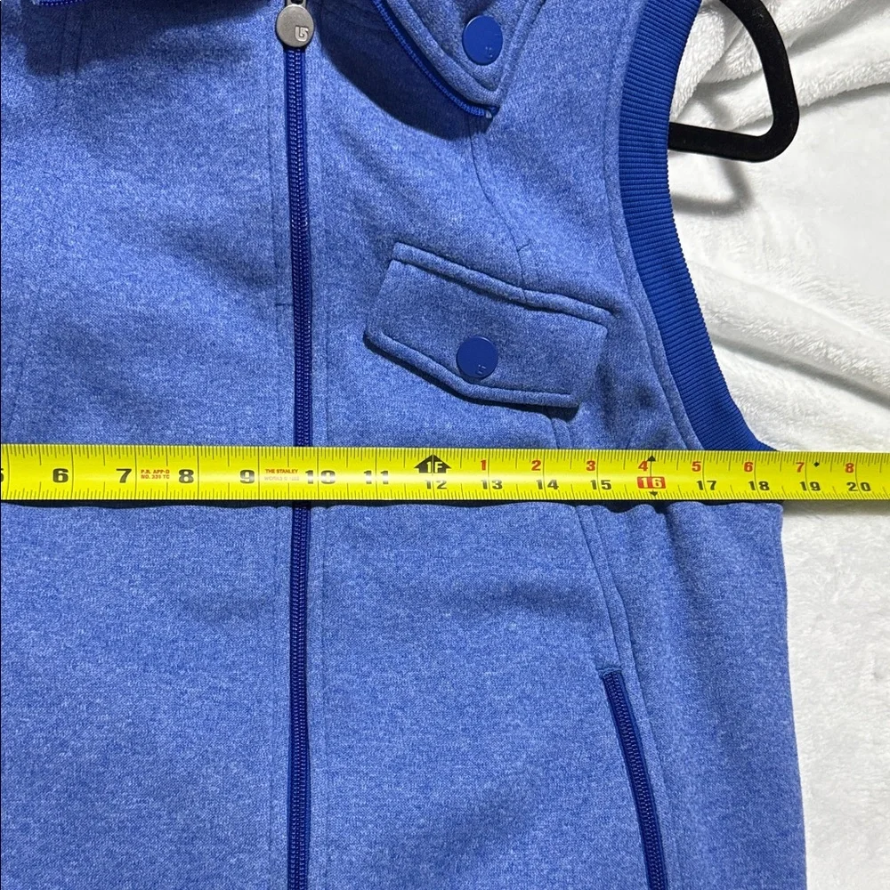 Burton Royal Blue Sleeveless Zip Hoodie Vest